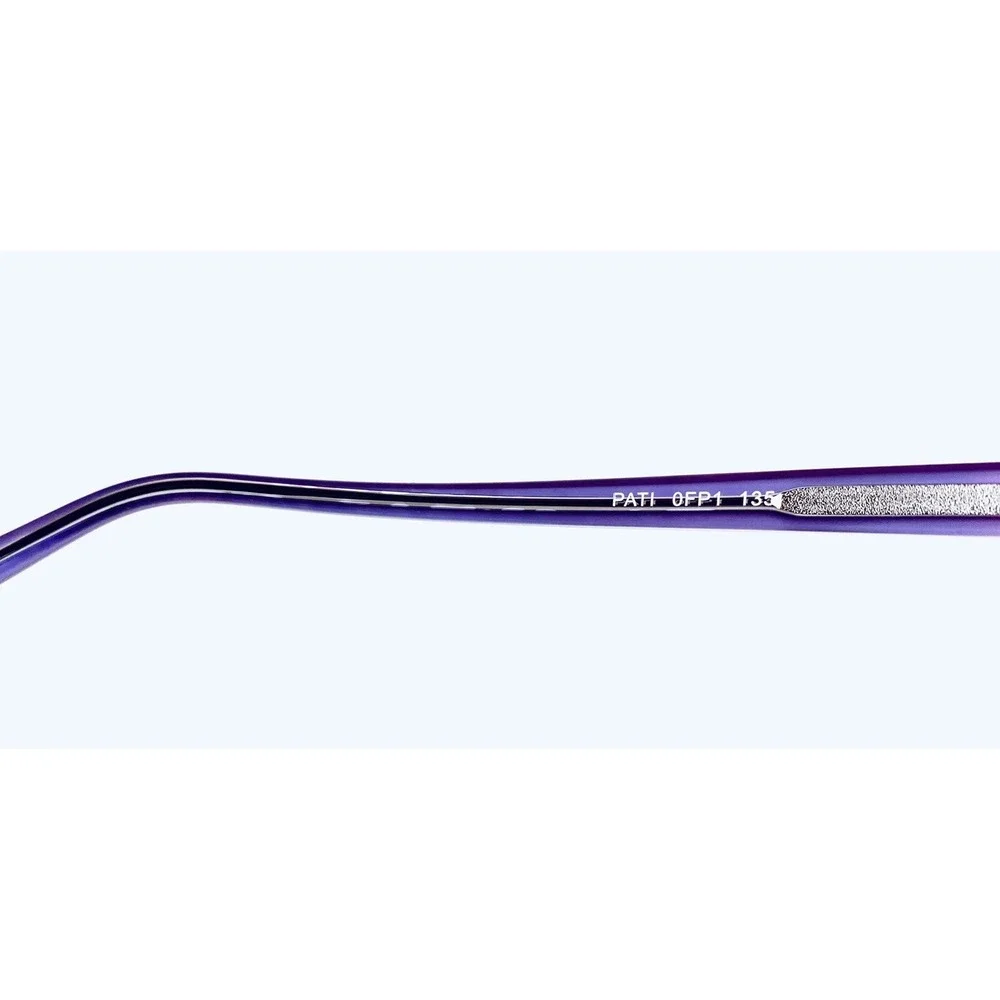 Kate Spade Cat Eye Purple Metal Frame w Lilac Temples Glasses 48 19 135